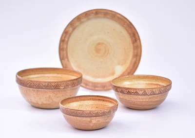 2 Bowl And Plate Set